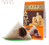 五芳斋豆沙粽